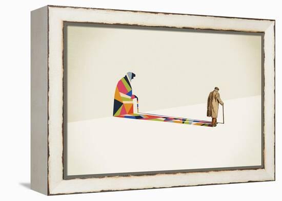 Old Man-Jason Ratliff-Framed Premier Image Canvas