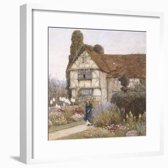 Old Manor House-Helen Allingham-Framed Premium Giclee Print