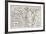 Old Map Of Montenegro. Created By Lejean, Published On Le Tour Du Monde, Paris, 1860-marzolino-Framed Art Print