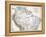 Old Map Of Northern South America-Tektite-Framed Stretched Canvas