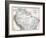 Old Map Of Northern South America-Tektite-Framed Art Print