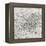 Old Map Of Nuremberg, Germany-marzolino-Framed Stretched Canvas