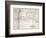 Old Map Of South-American Region Between Santiago And Buenos Aires-marzolino-Framed Premium Giclee Print