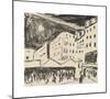 Old Market in Dresden with Annual Fair-Ernst Ludwig Kirchner-Mounted Premium Giclee Print