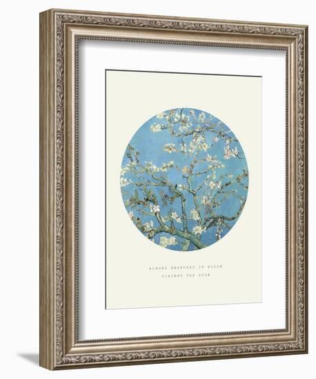 Old Masters, New Circles: Almond Branches in Bloom, San Remy, c.1890-Vincent van Gogh-Framed Art Print