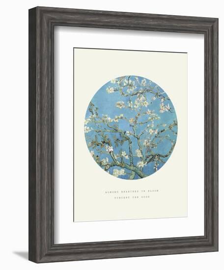 Old Masters, New Circles: Almond Branches in Bloom, San Remy, c.1890-Vincent van Gogh-Framed Art Print