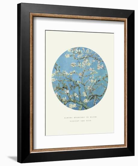 Old Masters, New Circles: Almond Branches in Bloom, San Remy, c.1890-Vincent van Gogh-Framed Art Print