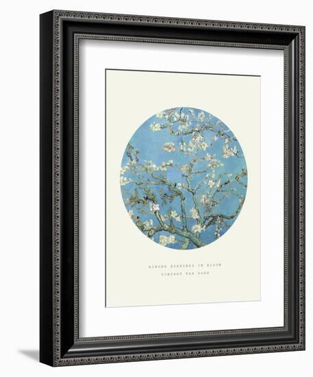 Old Masters, New Circles: Almond Branches in Bloom, San Remy, c.1890-Vincent van Gogh-Framed Art Print