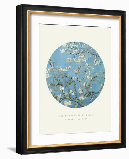 Old Masters, New Circles: Almond Branches in Bloom, San Remy, c.1890-Vincent van Gogh-Framed Art Print