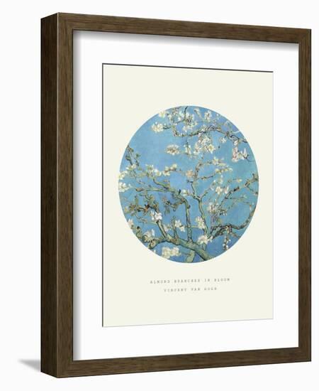 Old Masters, New Circles: Almond Branches in Bloom, San Remy, c.1890-Vincent van Gogh-Framed Premium Giclee Print