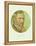 Old Masters, New Circles: Self Portrait-Vincent van Gogh-Framed Premier Image Canvas