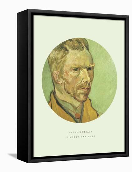Old Masters, New Circles: Self Portrait-Vincent van Gogh-Framed Premier Image Canvas