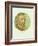 Old Masters, New Circles: Self Portrait-Vincent van Gogh-Framed Giclee Print