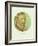 Old Masters, New Circles: Self Portrait-Vincent van Gogh-Framed Giclee Print