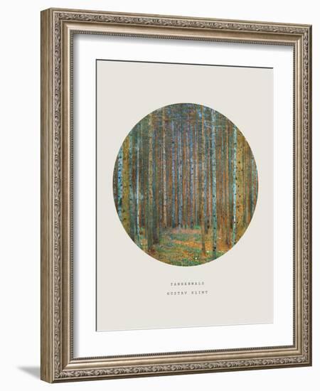 Old Masters, New Circles: Tannenwald (Pine Forest), c.1902-Gustav Klimt-Framed Art Print