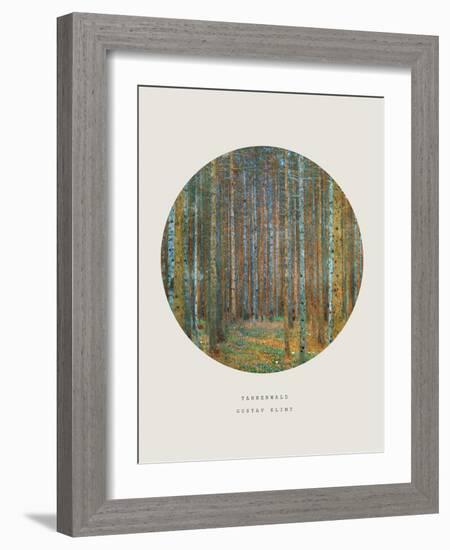 Old Masters, New Circles: Tannenwald (Pine Forest), c.1902-Gustav Klimt-Framed Art Print