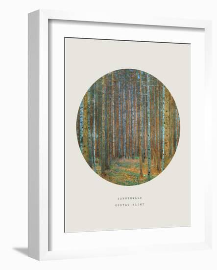 Old Masters, New Circles: Tannenwald (Pine Forest), c.1902-Gustav Klimt-Framed Art Print