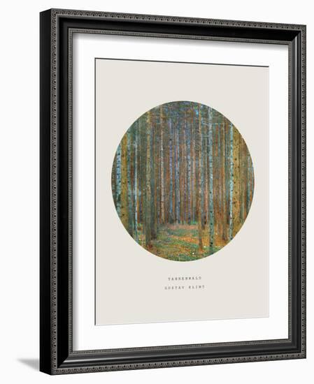 Old Masters, New Circles: Tannenwald (Pine Forest), c.1902-Gustav Klimt-Framed Art Print