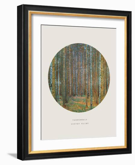 Old Masters, New Circles: Tannenwald (Pine Forest), c.1902-Gustav Klimt-Framed Art Print
