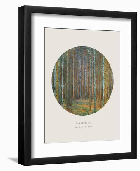 Old Masters, New Circles: Tannenwald (Pine Forest), c.1902-Gustav Klimt-Framed Premium Giclee Print