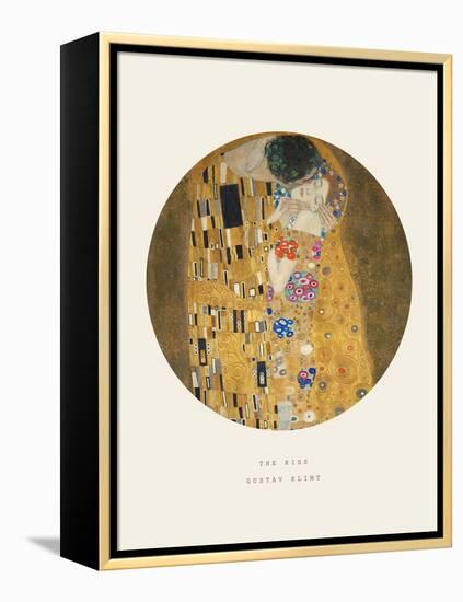 Old Masters, New Circles: The Kiss, c.1907-Gustav Klimt-Framed Stretched Canvas