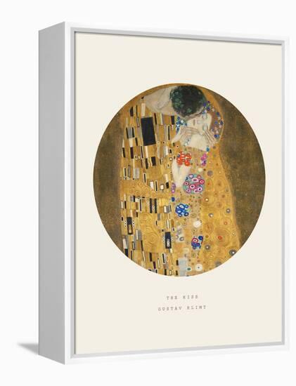 Old Masters, New Circles: The Kiss, c.1907-Gustav Klimt-Framed Stretched Canvas