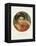 Old Masters, New Circles: Young Woman with a Rose-Pierre-Auguste Renoir-Framed Premier Image Canvas