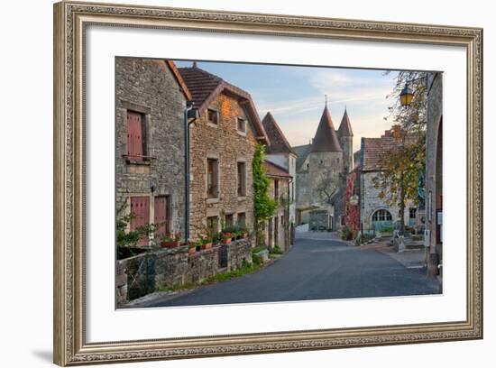 Old Medieval Looking European Street-vitalytitov-Framed Photographic Print