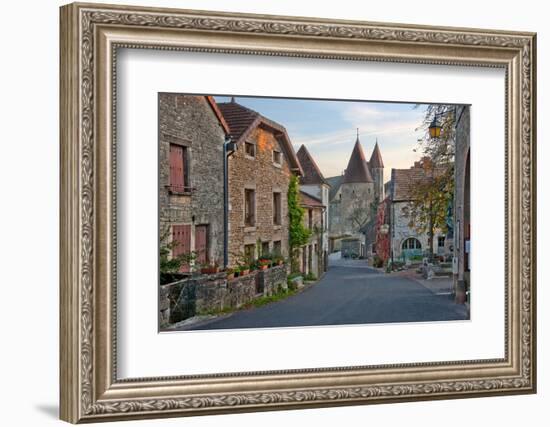 Old Medieval Looking European Street-vitalytitov-Framed Photographic Print