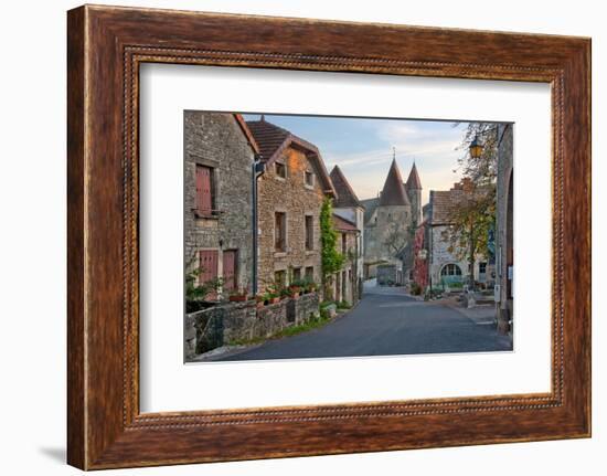 Old Medieval Looking European Street-vitalytitov-Framed Photographic Print