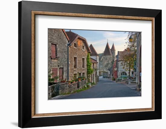 Old Medieval Looking European Street-vitalytitov-Framed Photographic Print