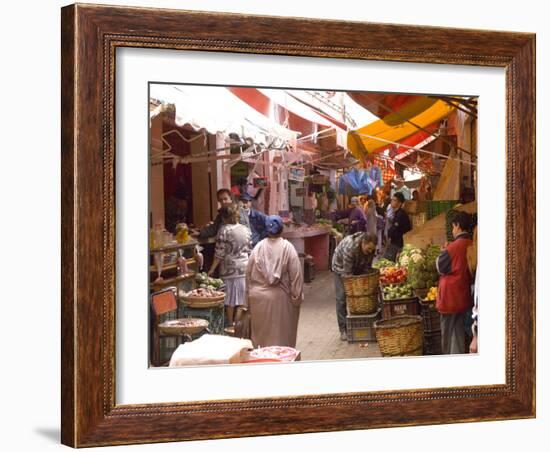 Old Medina, Casablanca, Morocco, North Africa, Africa-Graham Lawrence-Framed Photographic Print