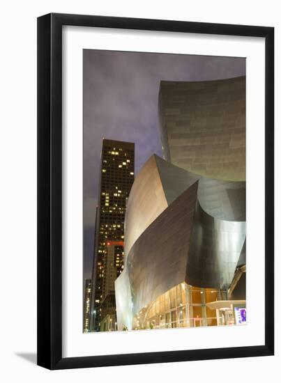 Old Meets New Disney Concert Hall-Chris Moyer-Framed Photographic Print