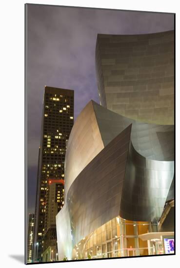 Old Meets New Disney Concert Hall-Chris Moyer-Mounted Photographic Print