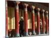 Old Men Turning Prayer Wheels, Tagong Temple, Tagong, Sichuan, China-Porteous Rod-Mounted Photographic Print