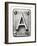 Old Metal Alphabet Letter A-donatas1205-Framed Art Print
