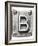 Old Metal Alphabet Letter B-donatas1205-Framed Premium Giclee Print