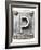 Old Metal Alphabet Letter P-donatas1205-Framed Art Print