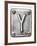 Old Metal Alphabet Letter Y-donatas1205-Framed Art Print