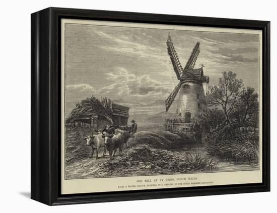 Old Mill at Ty Corss, North Wales-James Orrock-Framed Premier Image Canvas