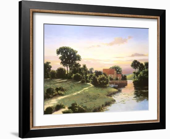 Old Mill Bluestone-Max Hayslette-Framed Giclee Print