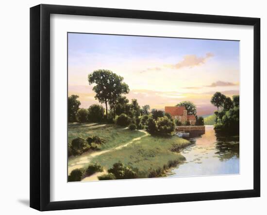 Old Mill Bluestone-Max Hayslette-Framed Giclee Print