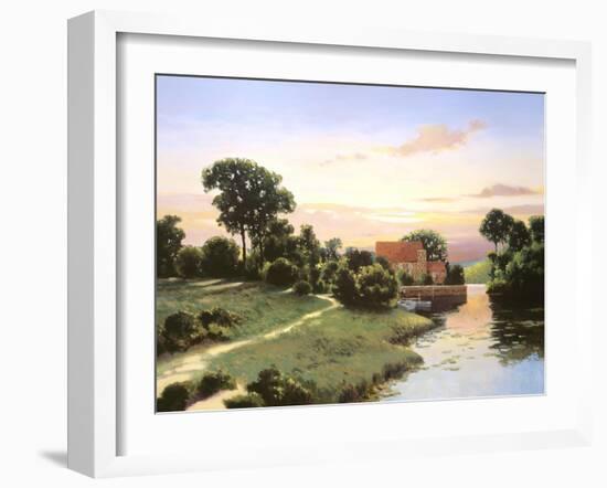 Old Mill Bluestone-Max Hayslette-Framed Giclee Print