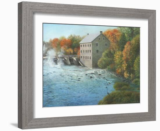 Old Mill Manotick Ontario-Kevin Dodds-Framed Giclee Print