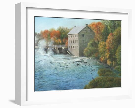 Old Mill Manotick Ontario-Kevin Dodds-Framed Giclee Print