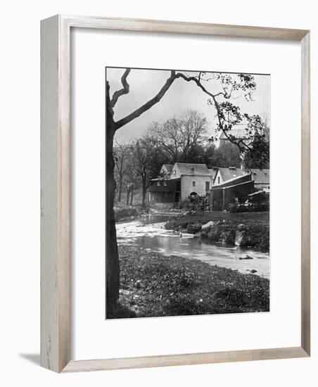 Old Mill, Milngavie, East Dunbartonshire, Scotland, 1924-1926-Valentine & Sons-Framed Giclee Print