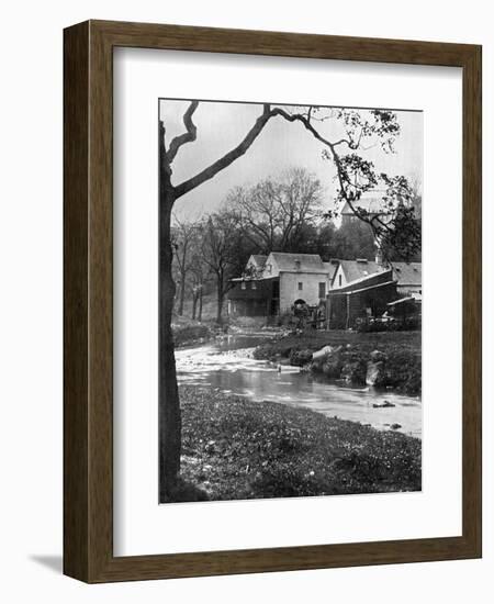 Old Mill, Milngavie, East Dunbartonshire, Scotland, 1924-1926-Valentine & Sons-Framed Giclee Print