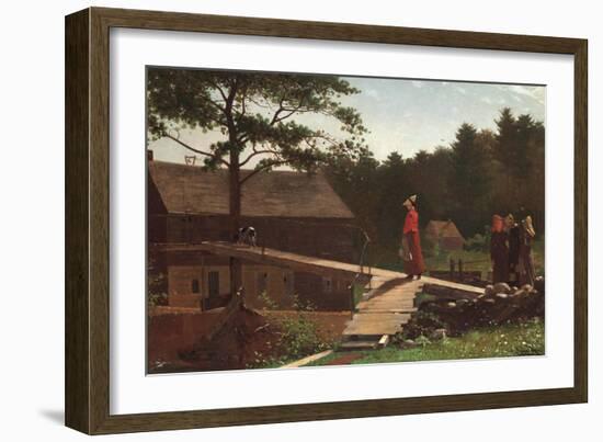 Old Mill (The Morning Bell), 1871-Winslow Homer-Framed Giclee Print