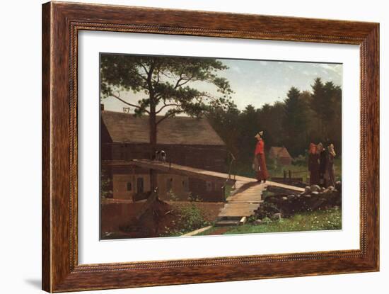 Old Mill (The Morning Bell), 1871-Winslow Homer-Framed Giclee Print