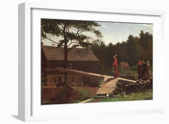 Old Mill (The Morning Bell), 1871-Winslow Homer-Framed Giclee Print